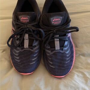 Asics Gel-Kayano Blue and Pink Sneakers